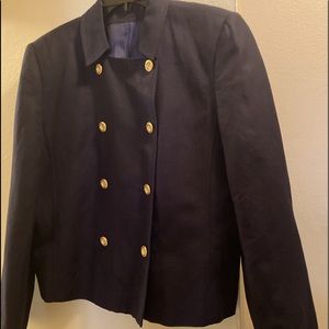Navy linen jacket